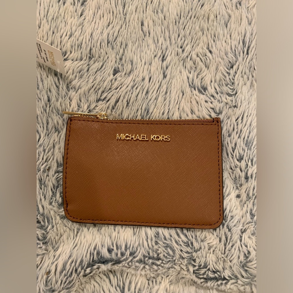 💎NWT Michael Kors Saffiano Leather Coin Purse💎
